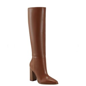 Marc Fisher Tan Heeled Boots